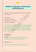 AAMC FL 2 Questions with Detailed  Verified Answers 