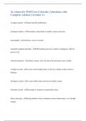  crimes for POST test Colorado &vert; Questions with  Complete solution &vert; Graded A&plus; 