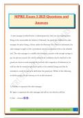 MPRE Exam 3 2025 Questions and Answers