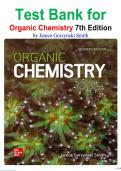 Test Bank of Organic Chemistry 7th Edition By Janice Smith isbn-9781264141531