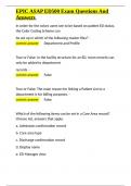 EPIC ASAP ED500 Exam Questions And Answers&period;docx