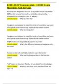 EPIC ASAP Fundamentals - ED100 Exam Questions And Answers&period;docx