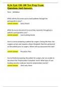 Kyle Epic OR-100 Test Prep Exam Questions And Answers&period;docx
