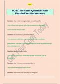 EOSC 210 exam Questions with  Detailed Verified Answers