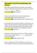 Informatics LLEAP Exam Questions And Answers&period;docx
