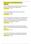 Epic Exam 2 Guide Questions And Answers&period;docx