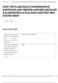 IICRC WRT & ASD EXAM COMPREHENSIVE QUESTIONS AND VERIFIED ANSWERS &lpar;DETAILED & ELABORATED&rpar; ACTUAL EXAM 2025 TEST 100&percnt; SOLVED 2025&excl;&excl;