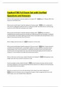 Sophos engineer Full Exam Set with Verified Questions and Answers