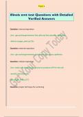 illinois emt test Questions with Detailed  Verified Answers
