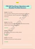 ITN 260 Final Exam Questions with  Detailed Verified Answers