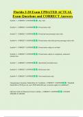 Florida 2-20 Exam UPDATED ACTUAL   Exam Questions and CORRECT Answers 