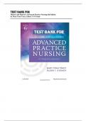 Test Bank for Hamric and Hanson&rsquo;s Advanced Practice Nursing &ndash; 6th Edition