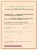 ECO 320 FINAL EXAM 2025 QUESTIONS AND ANSWERS