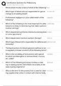 Phlebotomy Certification &sol; score 100&percnt; &sol; 2025 update &sol; test bank question &sol; new version