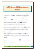 AIPM- Exam 3 2025 Questions and Answers