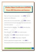 Product Mgmt Certification &lpar;AIPMM&rpar; Exam 2025 Questions and Answers