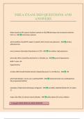 FHEA EXAM 2025 QUESTIONS AND ANSWERS