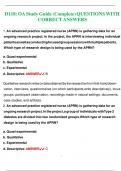 D118 OA Study Guide &lpar;Complete&rpar; QUESTIONS WITH CORRECT ANSWERS