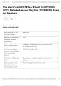 The electrical NCCER test EXAM QUESTIONS WITH Detailed Answer Key For &lpar;2025&vert;2026&rpar; Exam&comma; A&plus; Solutions