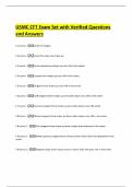 USMC CFT Exam Set with Verified Questions and Answers