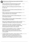 D664 learners and learning science practice test WGU