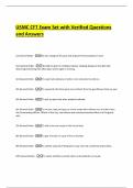 USMC CFT Exam Set with Verified Questions and Answers