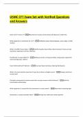 USMC CFT Exam Set with Verified Questions and Answers