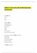USMC CFT Exam Set with Verified Questions and Answers