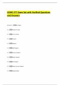 USMC CFT Exam Set with Verified Questions and Answers