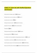 USMC CFT Exam Set with Verified Questions and Answers