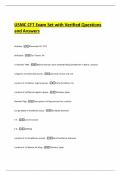 USMC CFT Exam Set with Verified Questions and Answers