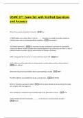 USMC CFT Exam Set with Verified Questions and Answer