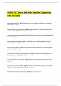 USMC CFT Exam Set with Verified Questions and Answers