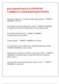 pest control branch 2 EXAM WITH CORRECLY ANSWERED QUESTIONS