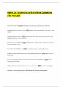 USMC CFT Exam Set with Verified Questions and Answers