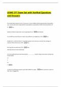 USMC CFT Exam Set with Verified Questions and Answers