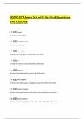 USMC CFT Exam Set with Verified Questions and Answers