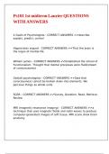 Ps101 1st midterm Laurier QUESTIONS WITH ANSWERS
