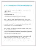 CRL Exam with verified detailed solutions 