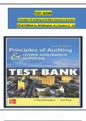 Test Bank for Principles of Auditing and Other Assurance Services 22nd Edition by Whittington