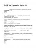 RCFE Test Preparation &lpar;California&rpar;NEWEST 2025&sol;2026 ACTUAL EXAM COMPLETE QUESTIONS AND CORRECT DETAILED ANSWERS &lpar;VERIFIED ANSWERS&rpar; &vert;ALREADY GRADED A&plus;&vert;&vert;BRAND NEW&excl;&excl;