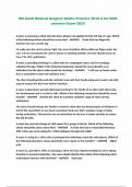 RN Adult Medical Surgical Online Practice Exam Questions and Answers-Guaranteed Satisfactions
