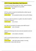 CPCT Exam Questions And Answers&period;docx