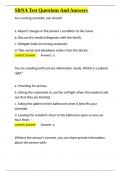 SRNA Test Questions And Answers&period;docx