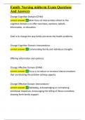 Family Nursing midterm Exam Questions And Answers&period;docx