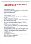 ICEMA TREATMENT PROTOCOLS EXAM QUESTIONS AND ANSWERS &vert; VERIFIED 