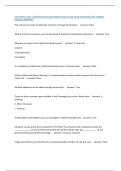    XACTIMATE LEVEL 1 CERTIFICATION EXAM NEWEST 2024 ACTUAL EXAM QUESTIONS AND CORRECT DETAILED ANSWERS