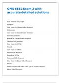 GMS 6552 Exam 2 with accurate detailed solutions