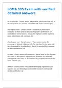 LOMA 335 Exam with verified detailed answers