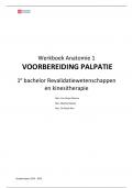 Anatomie 1 - Palpatie Werkboek